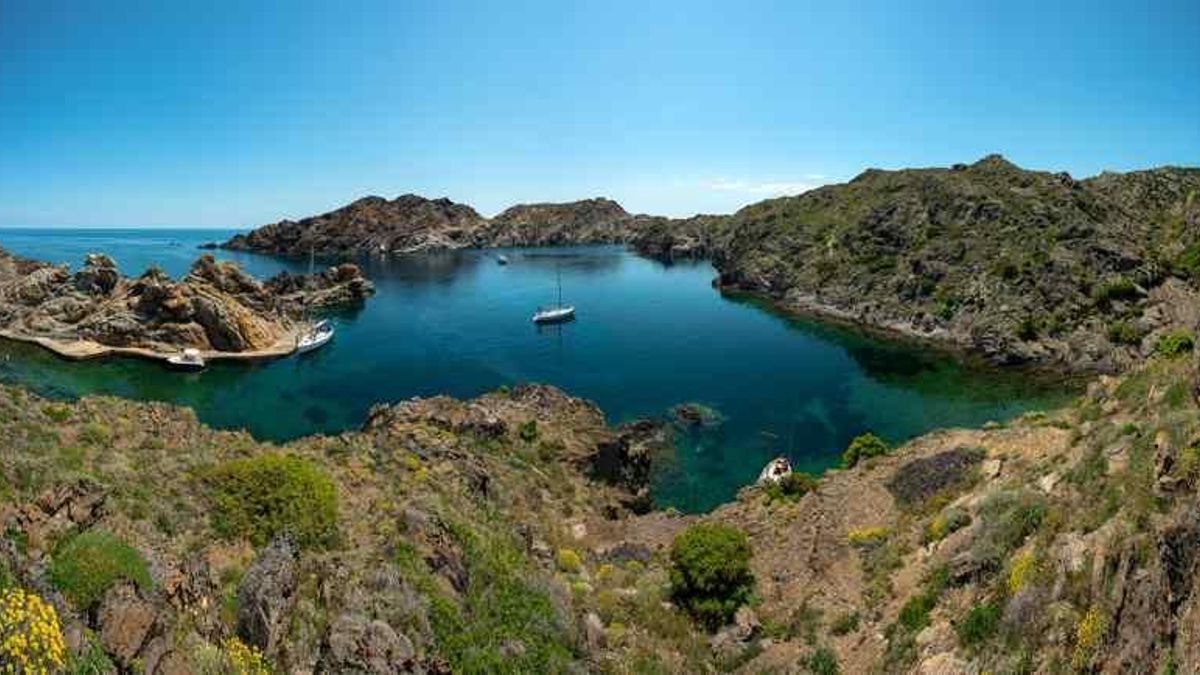 La cala escollida.