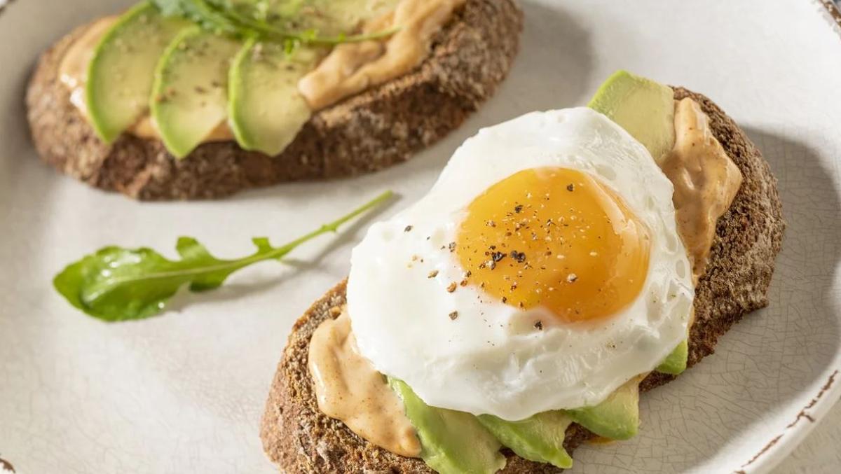 Avocado toast is always a good choice for breakfast.