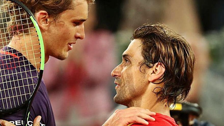 David Ferrer, en el último partido de su carrera ante Alexander Zverev