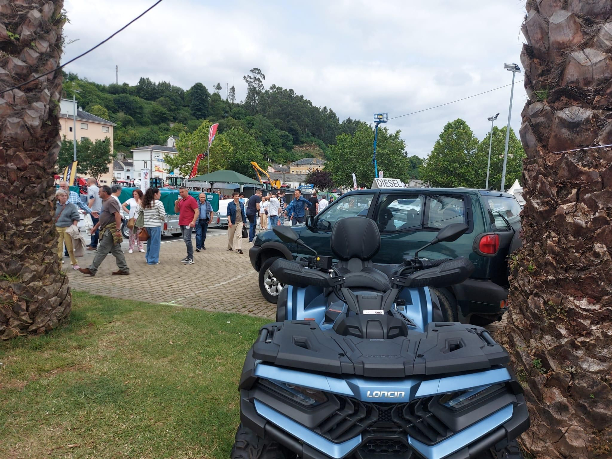 El público llenó la Feria de Vegadeo durante el fin de semana
