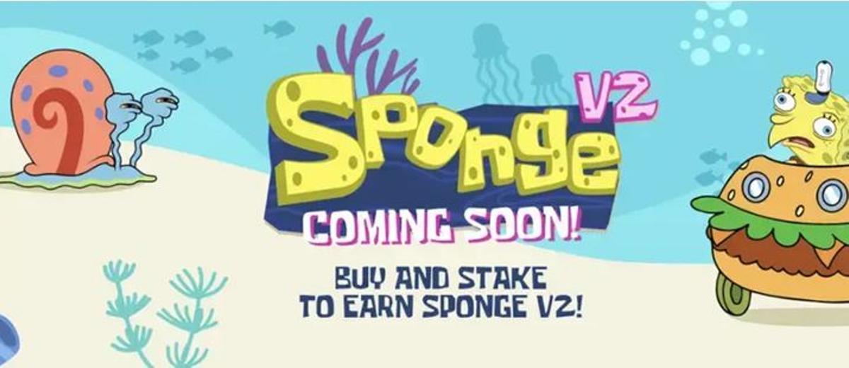 Sponge V2, la última iteración del popular token basado en el icónico personaje SpongeBob