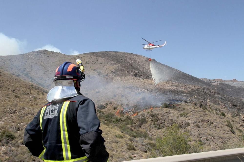 Incendio en Portman