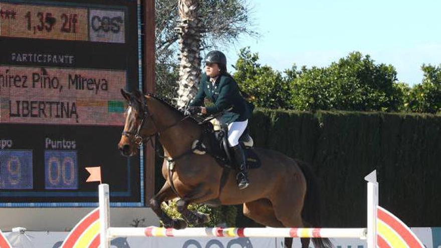 Mireya Ramírez, en una competición.