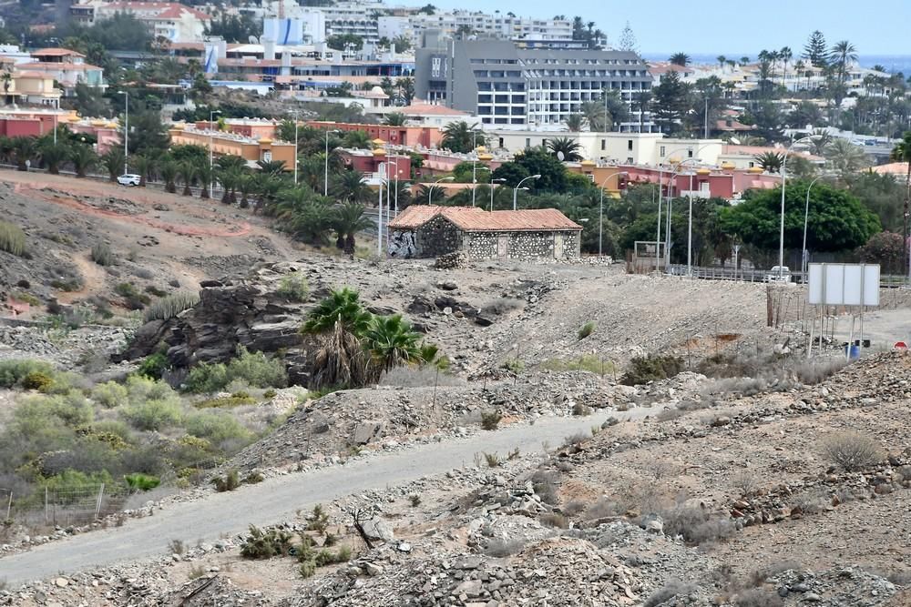 Barranco del Veril, en el que está proyectado construir el 'Siam Park'