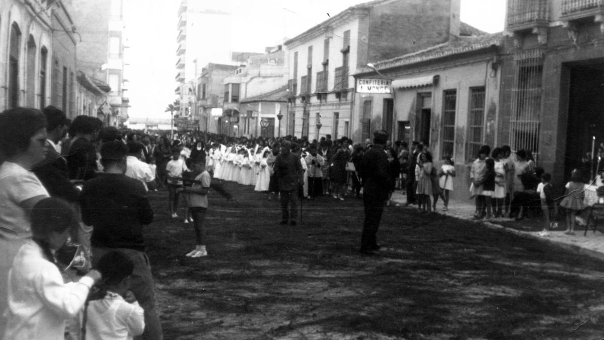 Procesión del Corpus de Torrevieja en los años 60