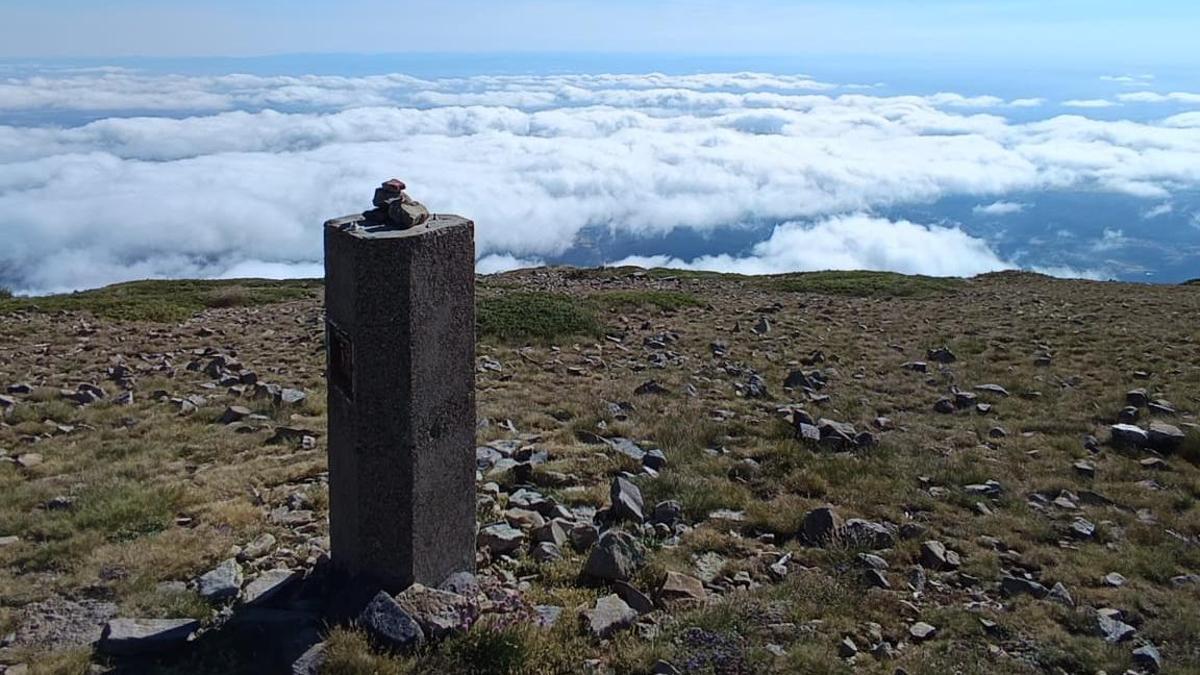 La cumbre del Moncayo, en julio de este año.