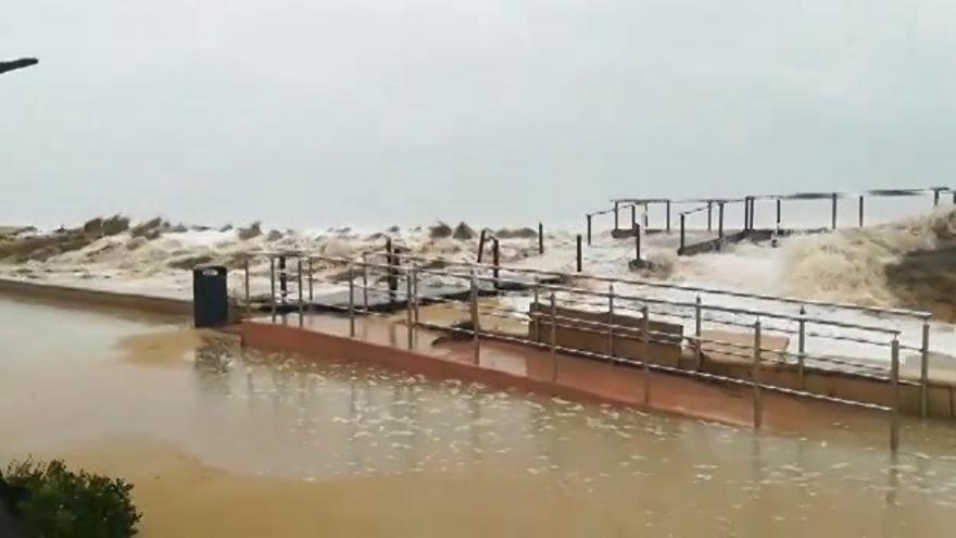 Consecuencias del temporal en Peñíscola