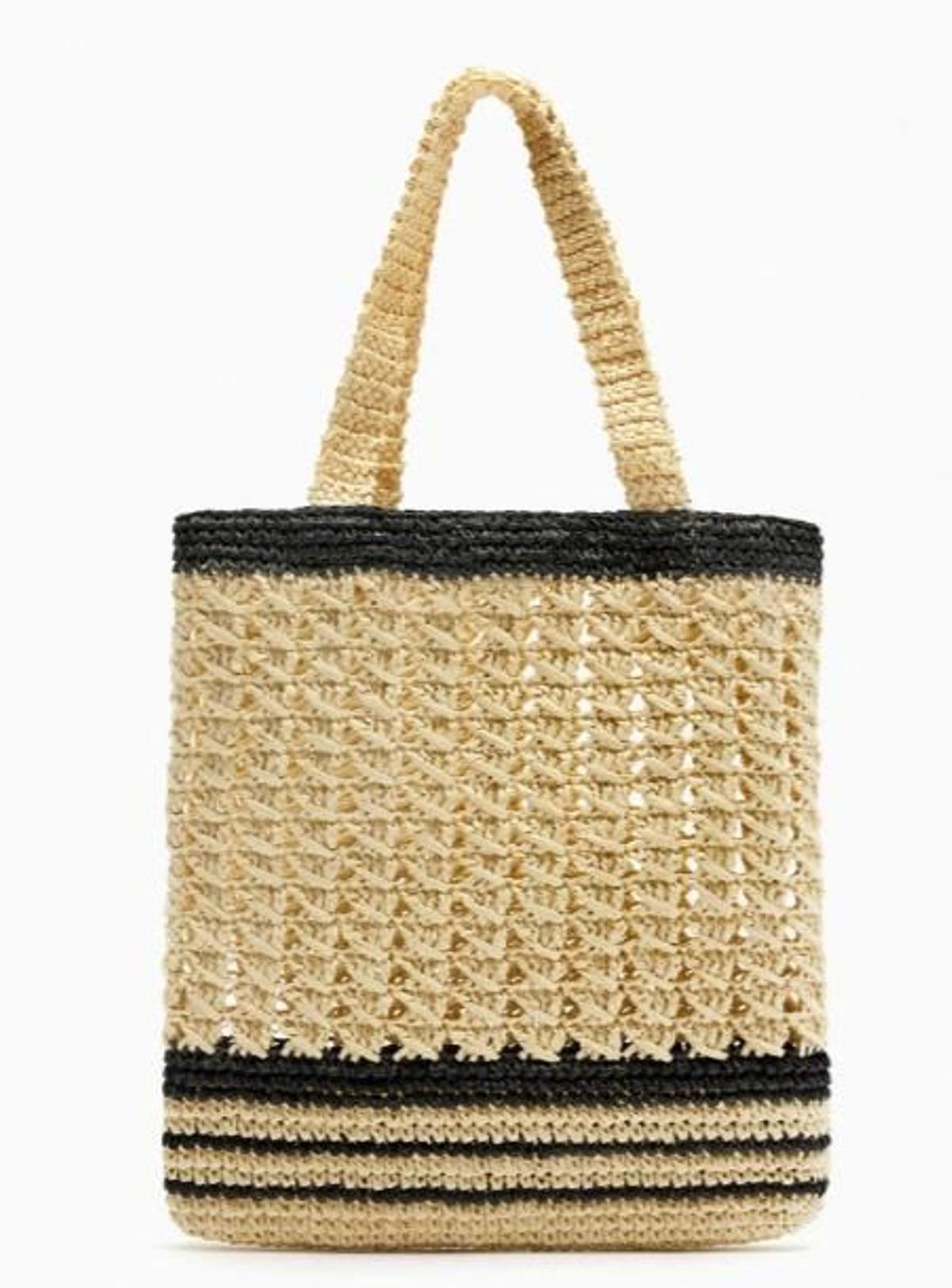 Bolso shopper trenzado