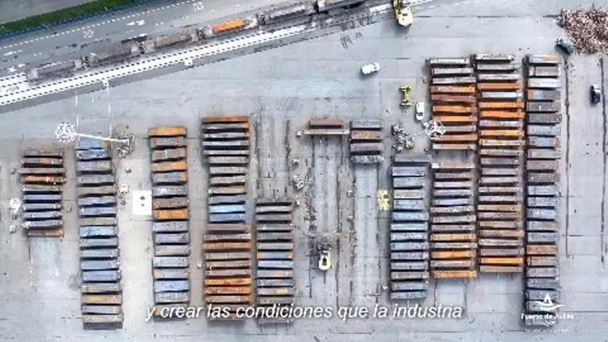 El Puerto de Avilés presume su red ferroviaria: la ampliación de su trazado pugna con otros nueve proyectos para ganar un concurso europeo