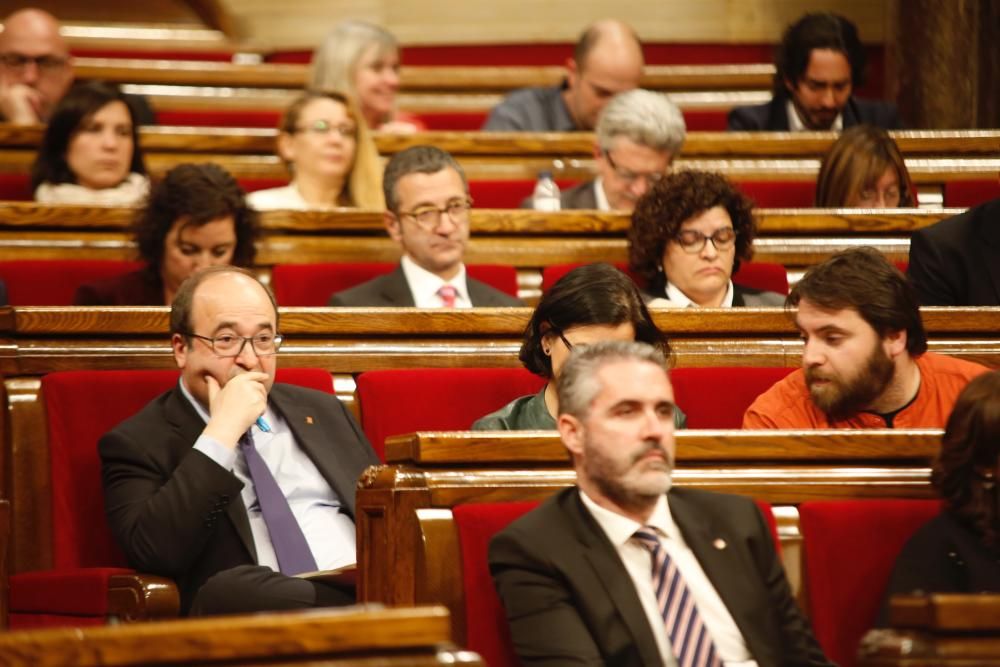 Ple d'investidura de Jordi Turull al Parlament