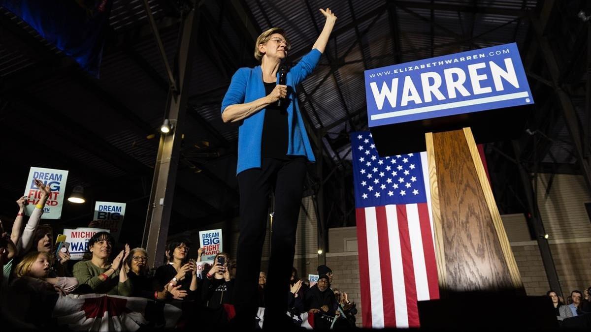 Elizabeth Warren primarias democratas estados unidos