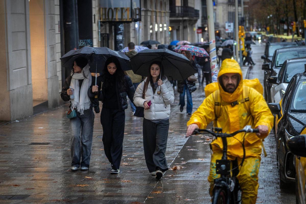 El temporal llega a Barcelona