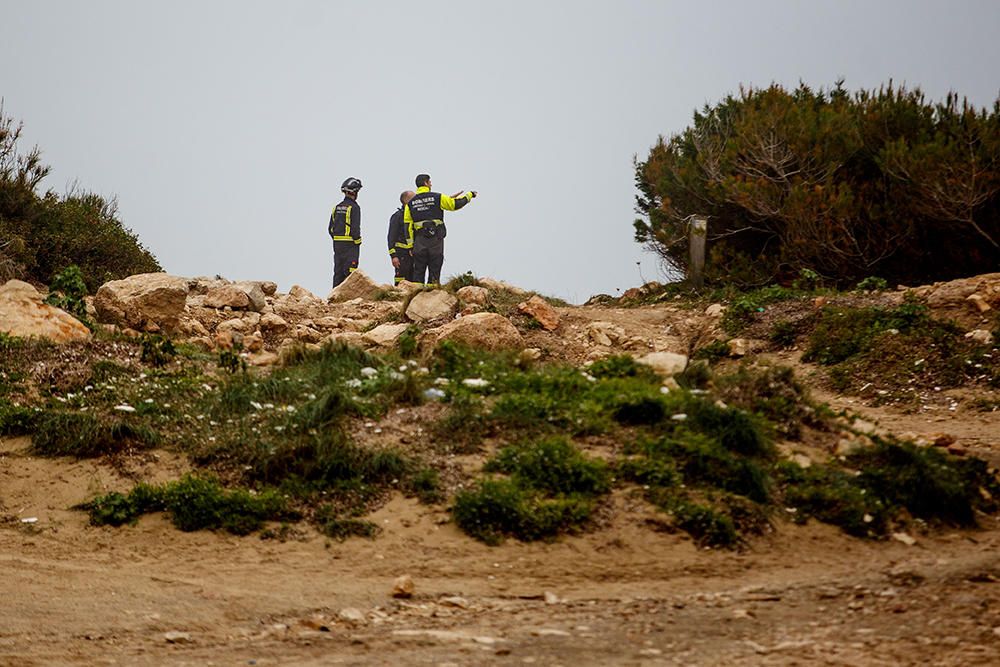 Operativo de búsqueda de un joven en Portinatx