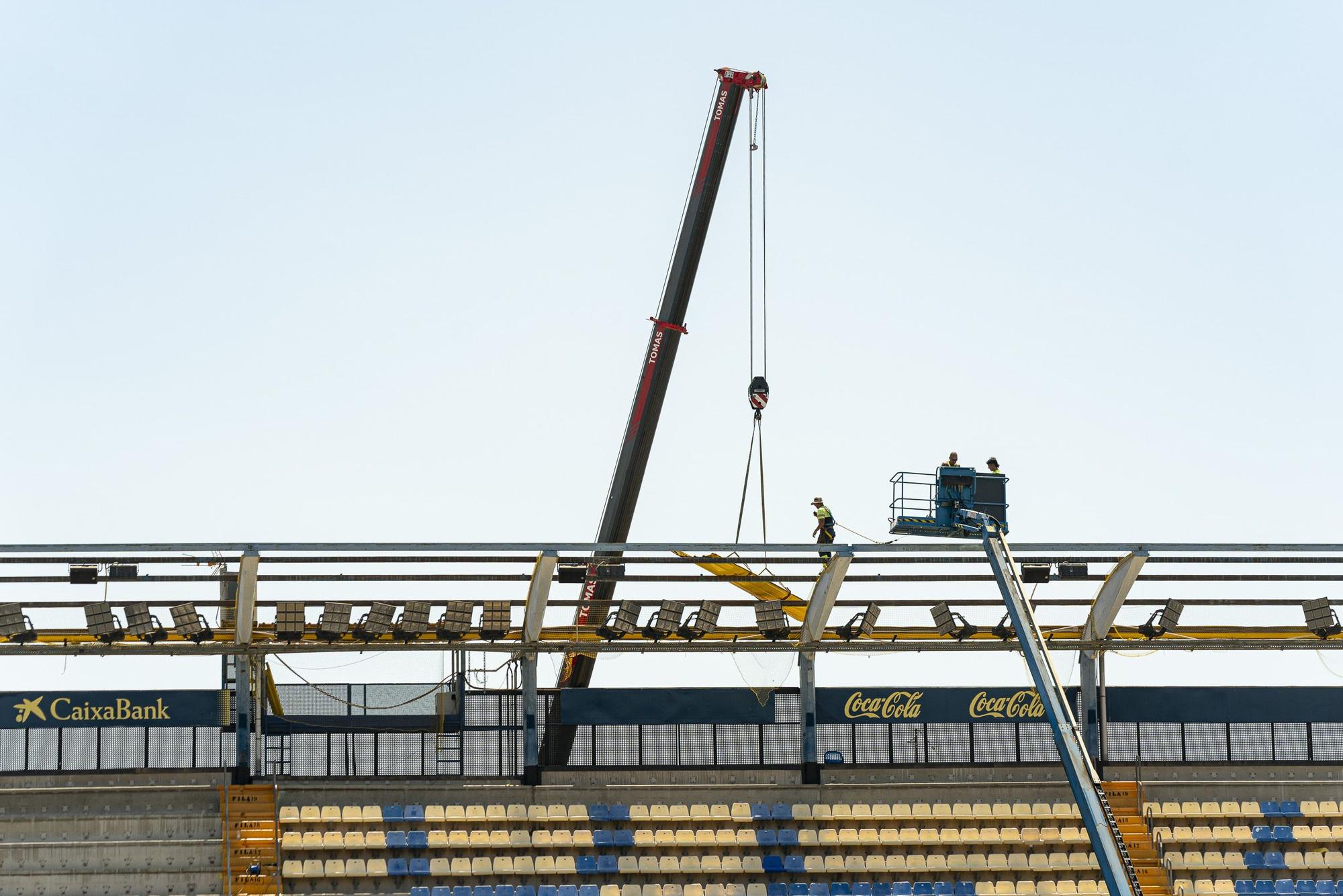 Así está siendo el inicio de las obras del Estadio de la Cerámica