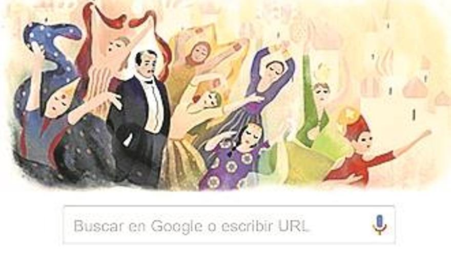 Google homenajea al fundador de los ballets rusos