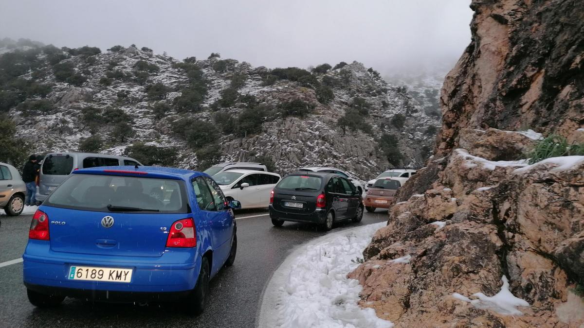 Las mejores imágenes de la nieve en la Serra de Tramuntana