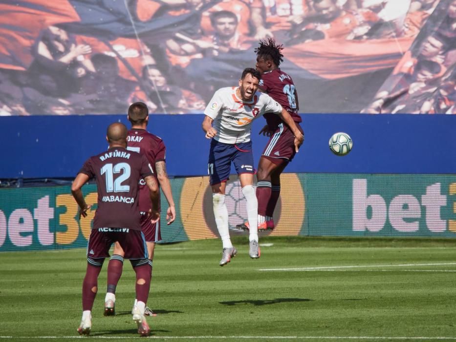 Las mejores imágenes del Osasuna - Celta. // Eduardo Sanz Nieto (LOF) | Villar López (EFE)