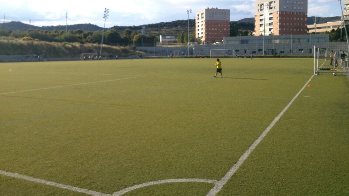 El Municipal Montigalà es el campo donde juega la Fundación fútbol base del CF Badalona
