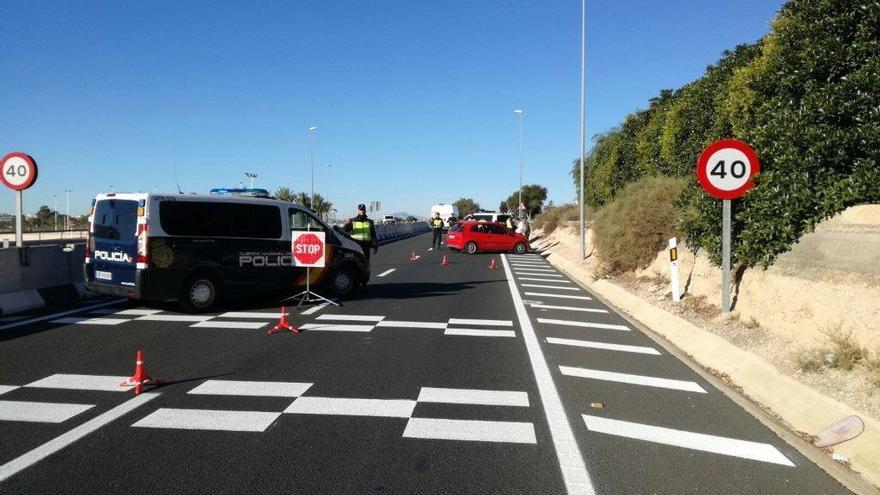 Una persecución en Elche termina con dos detenidos