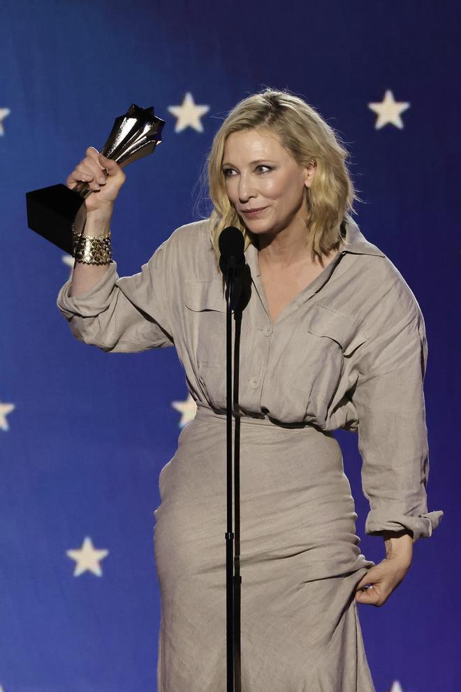 La actriz Cate Blanchett en los Critics Choice Awards