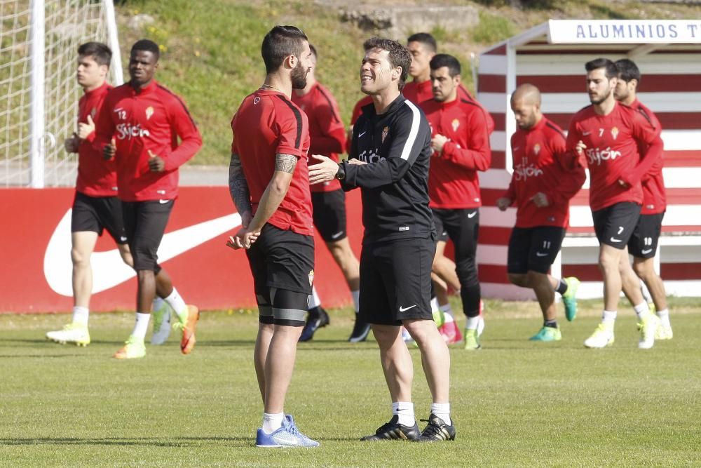 Galería entrenamiento Sporting