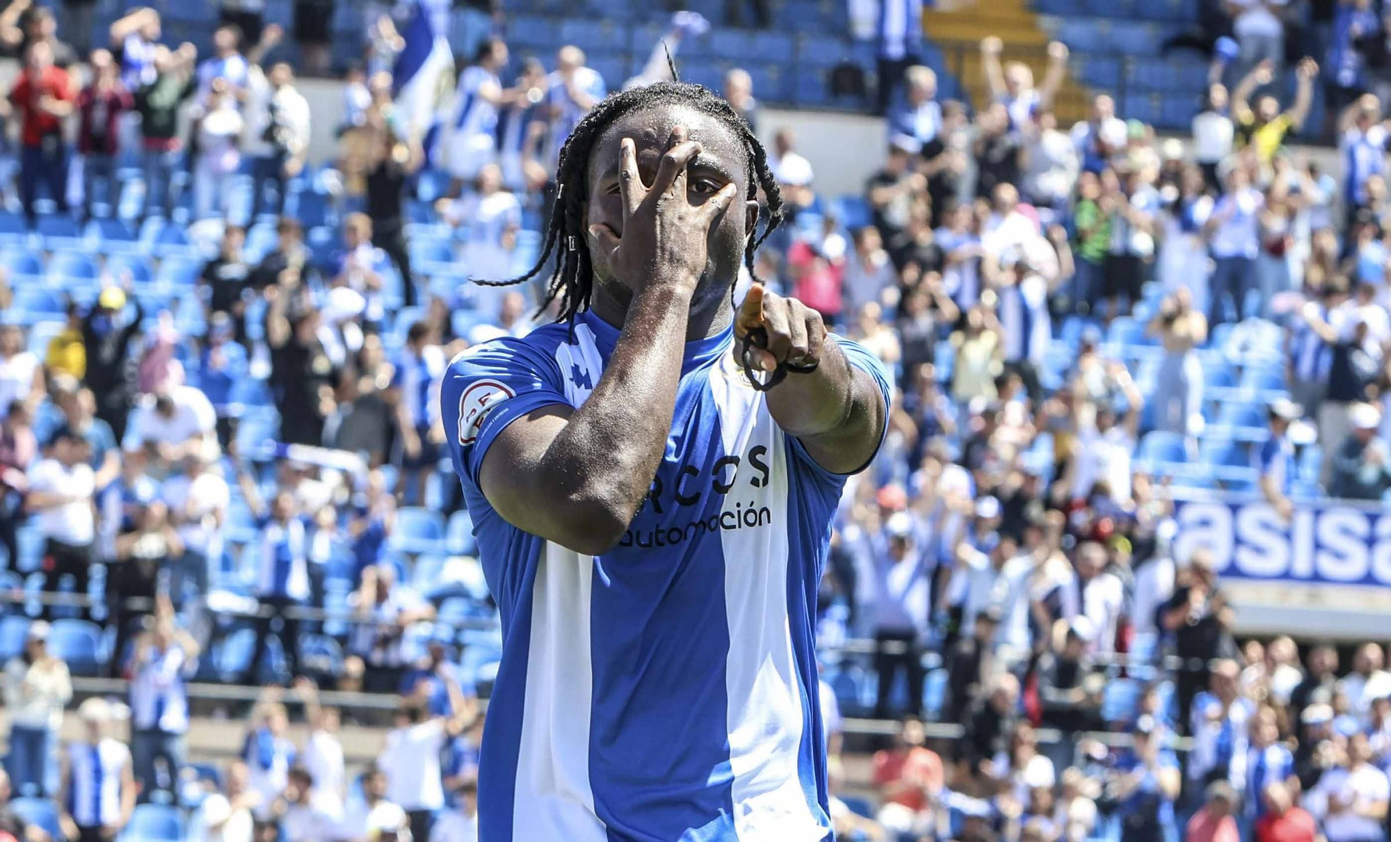 Las imágenes del Hércules CF- Peña Deportiva (5-1)