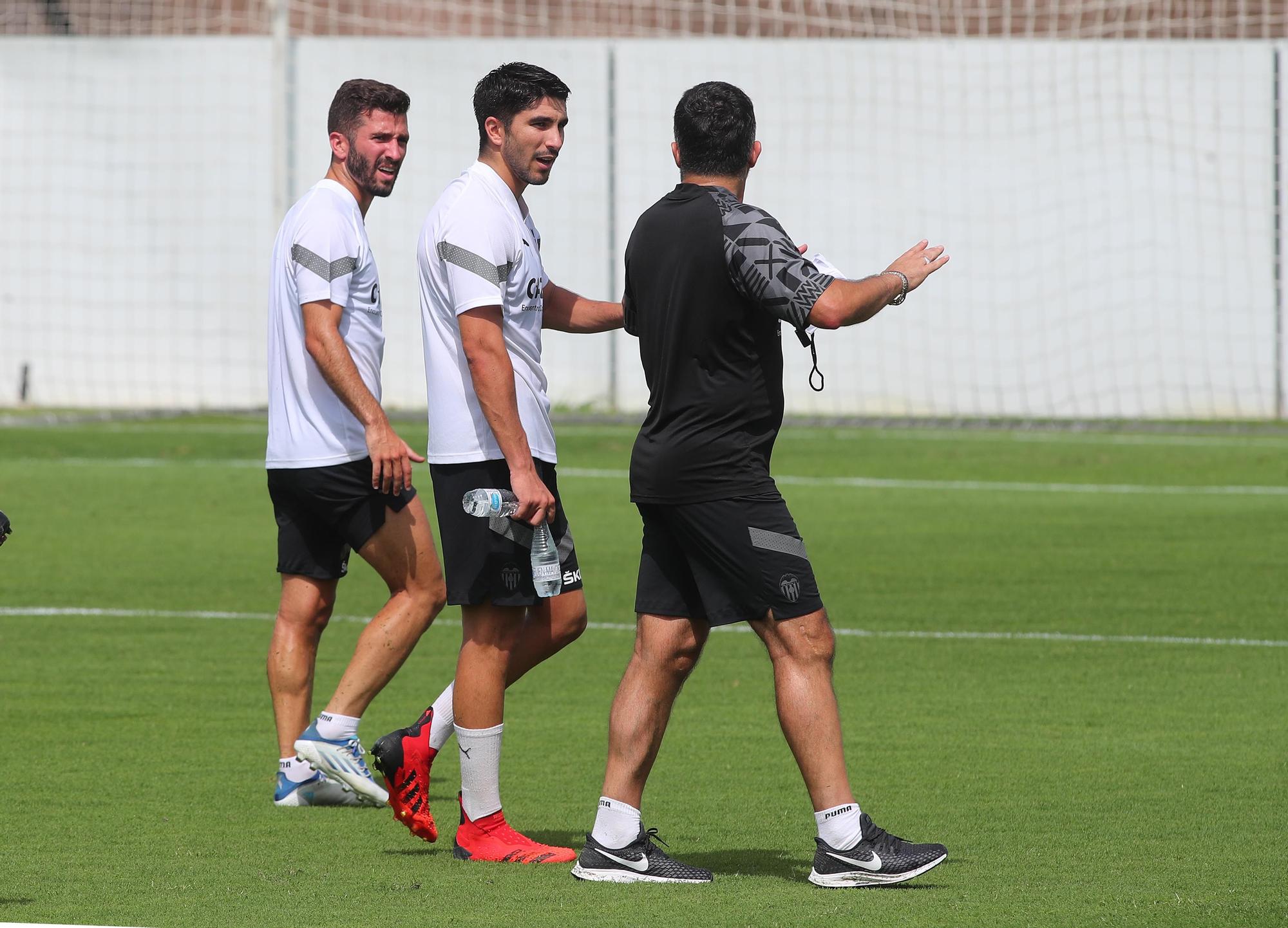 Primer entrenamiento de la era Gattuso