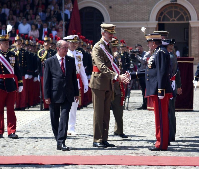 Visita de Felipe VI a la Academia General Militar de Zaragoza