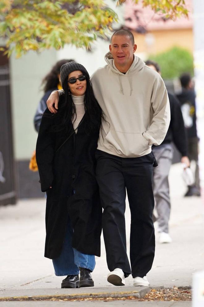 Zoë Kravitz y Channing Tatum paseando juntos en Nueva York