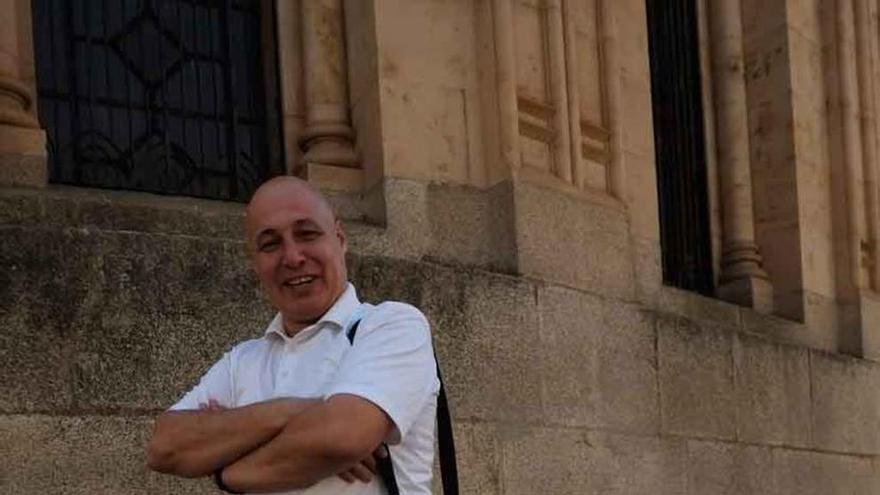 Némer Salamún, en las calles del centro de Zamora