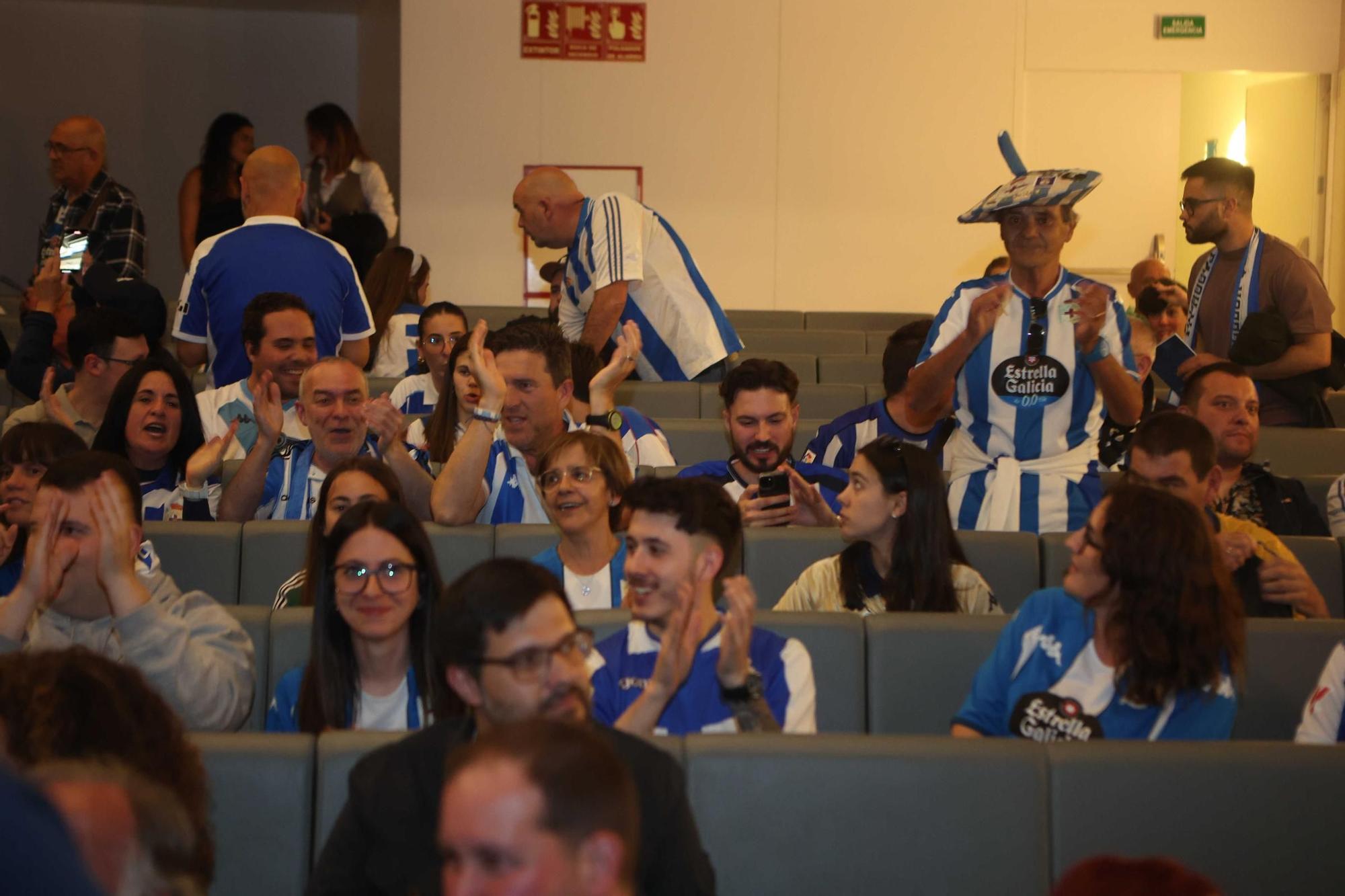 Acto en el Ágora por el 25 años de La Liga del Deportivo