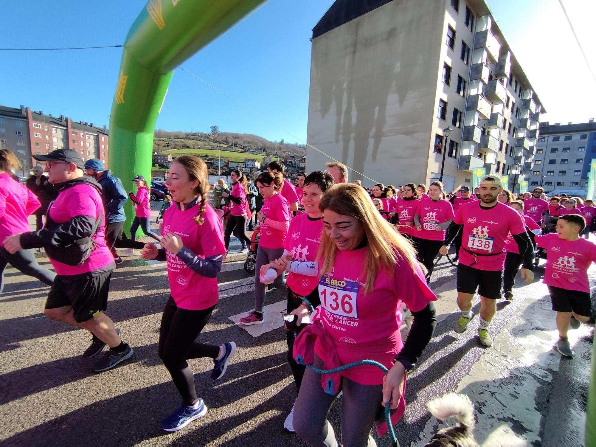 Primera carrera contra el cáncer en Langreo