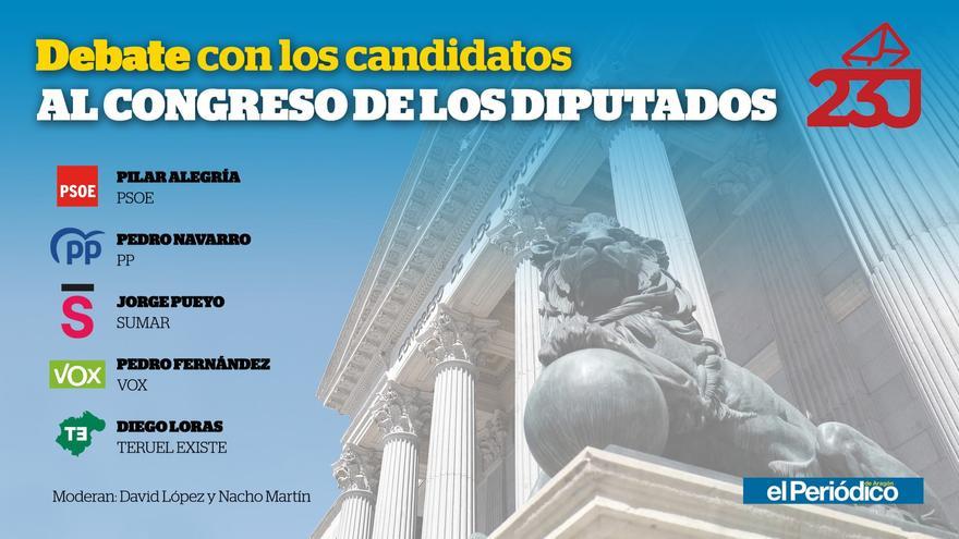 Así ha transcurrido el debate de los candidatos al Congreso en EL PERIÓDICO DE ARAGÓN