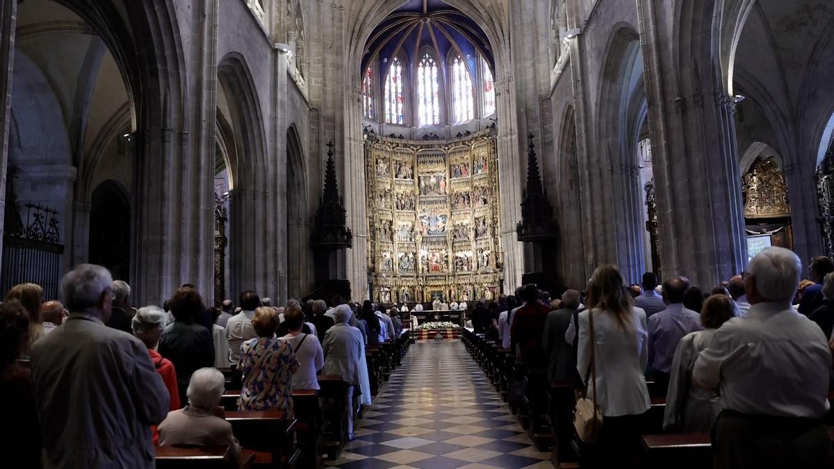 Misa del Corpus Cristi en la Catedral de Oviedo.