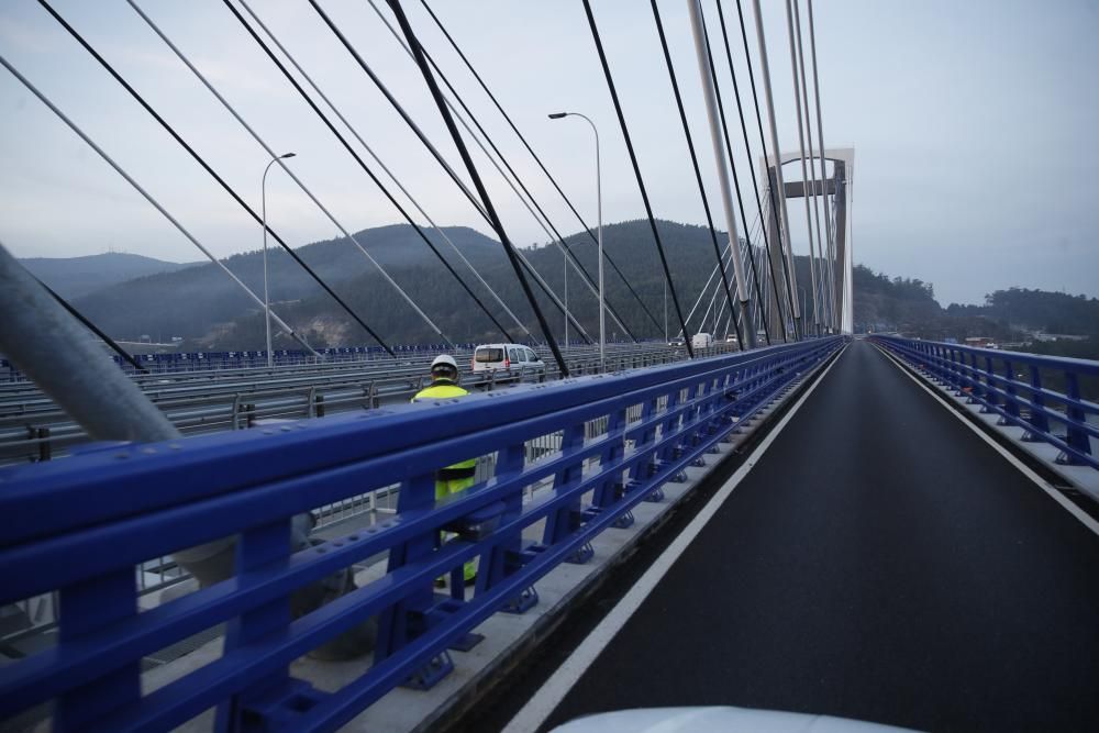 El puente de Rande, ayer // Ricardo Grobas