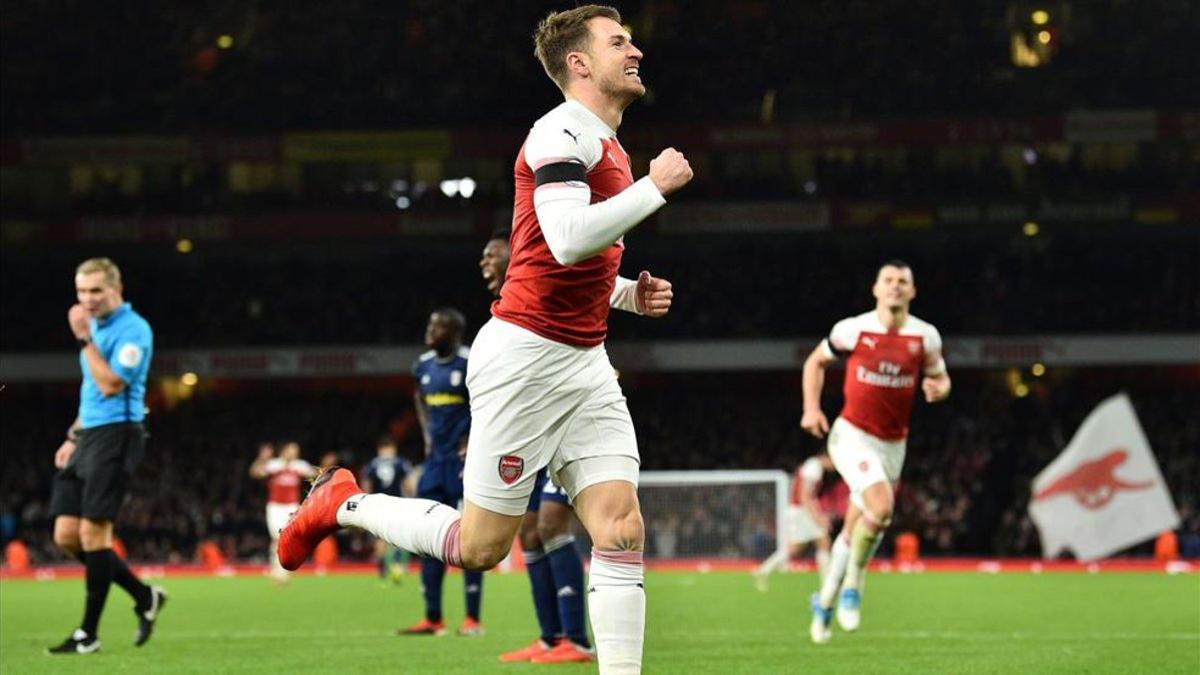 Ramsey ha marcado en el triunfo del Arsenal sobre el Fulham