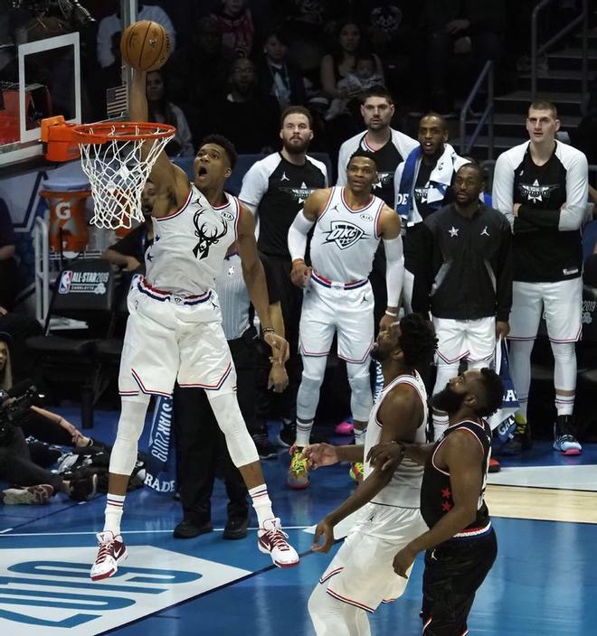 Resumen en imágenes del NBA All Star Game 2019