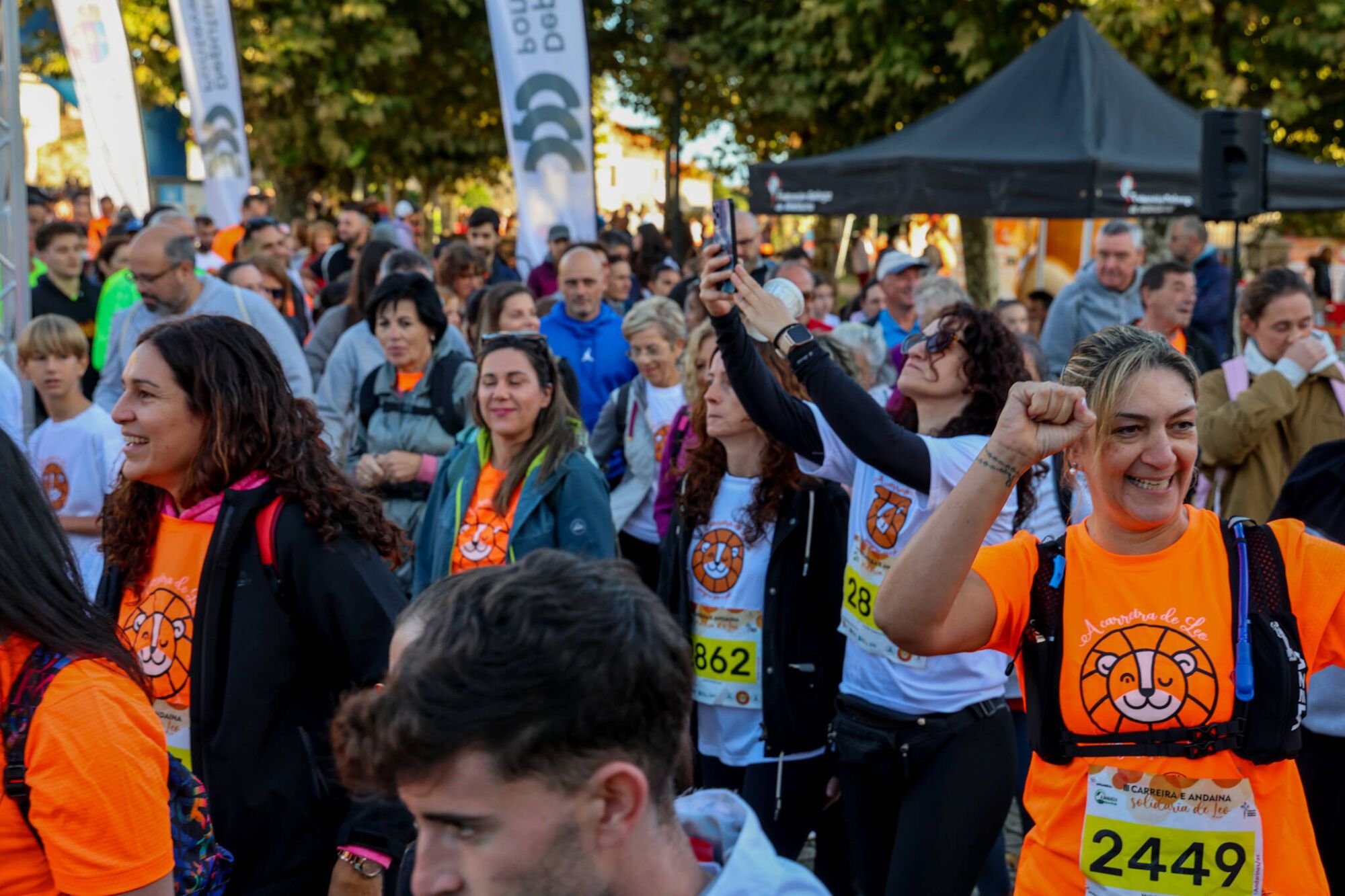 Andaina y carrera solidaria por niños como Leo Diz