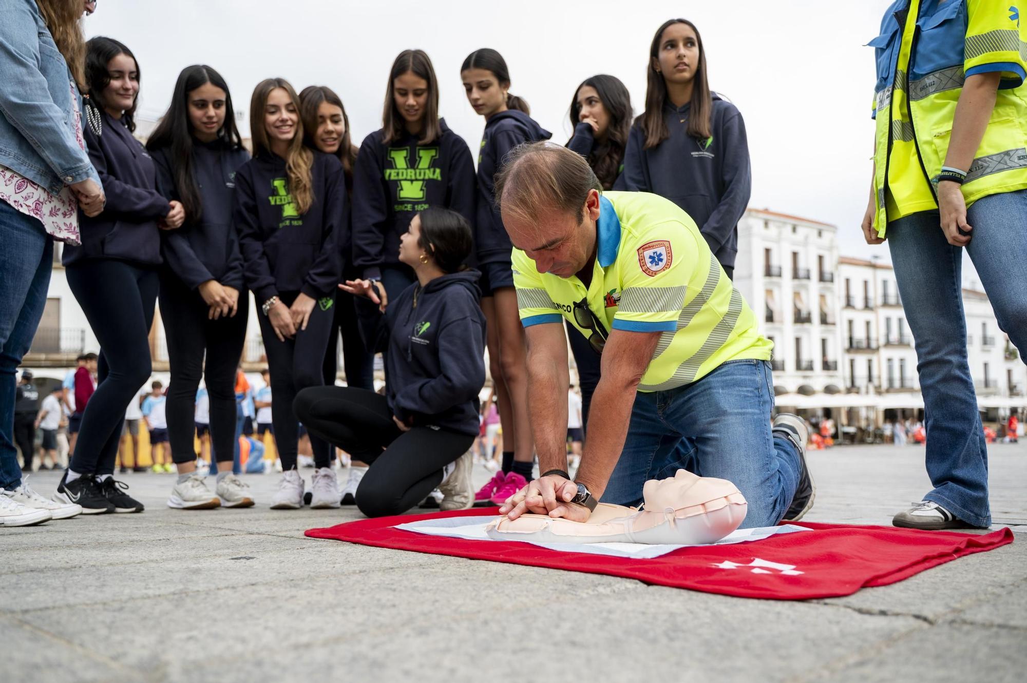 Galería | Día Mundial de la Parada Cardíaca en Cáceres