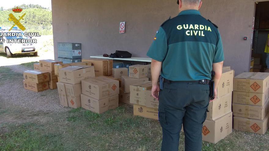 La Guàrdia Civil ha comissat material pirotècnic divers a tot Catalunya