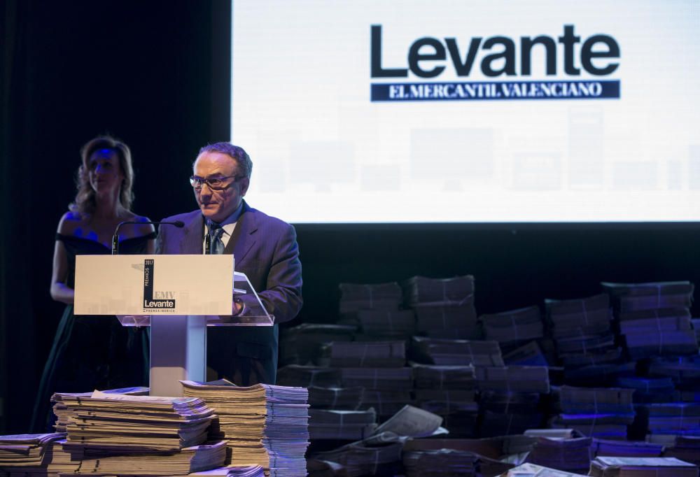 Gala de los Premios Levante-EMV en el Palau de les Arts.