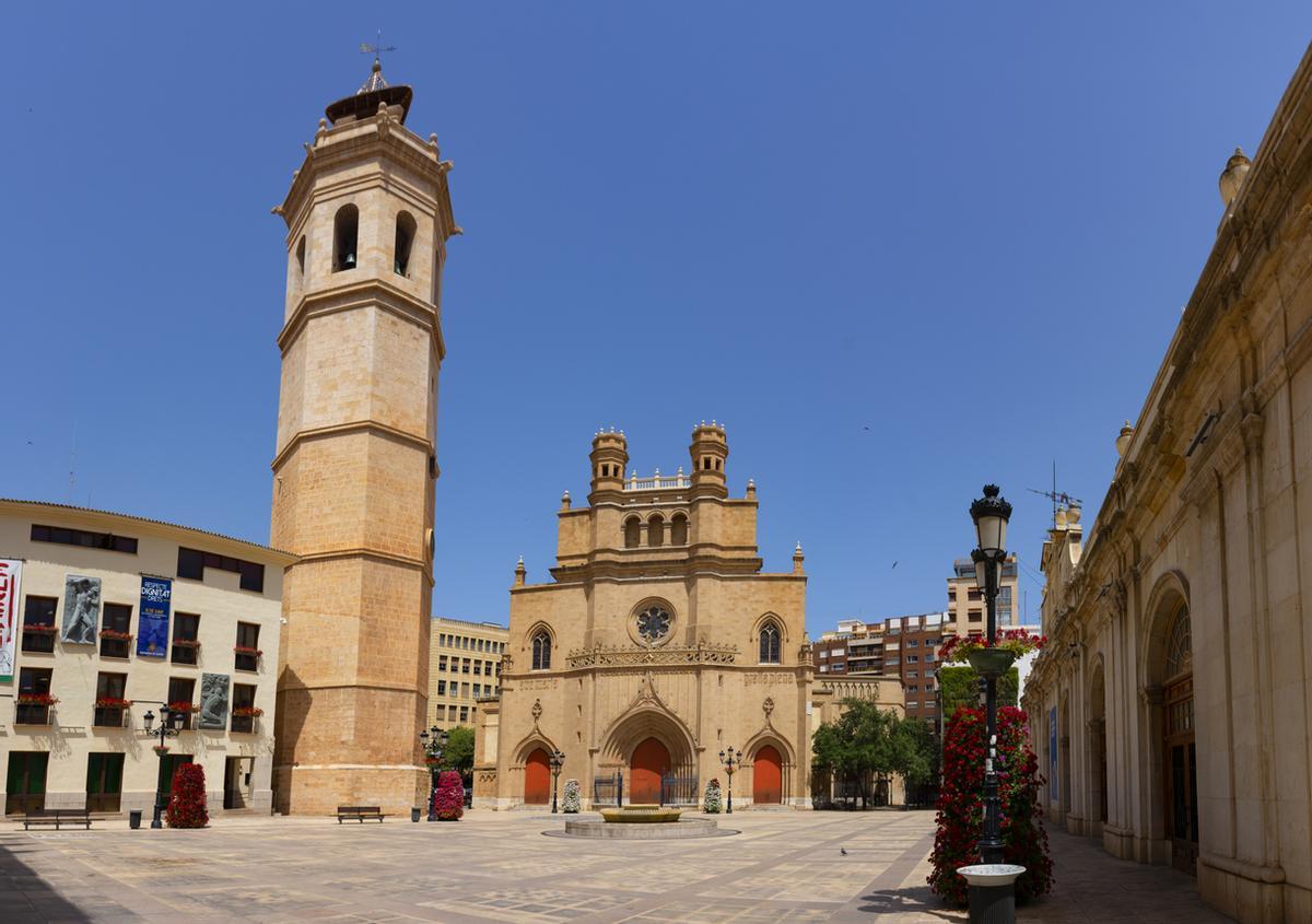 Catedral de Castellón y campanario