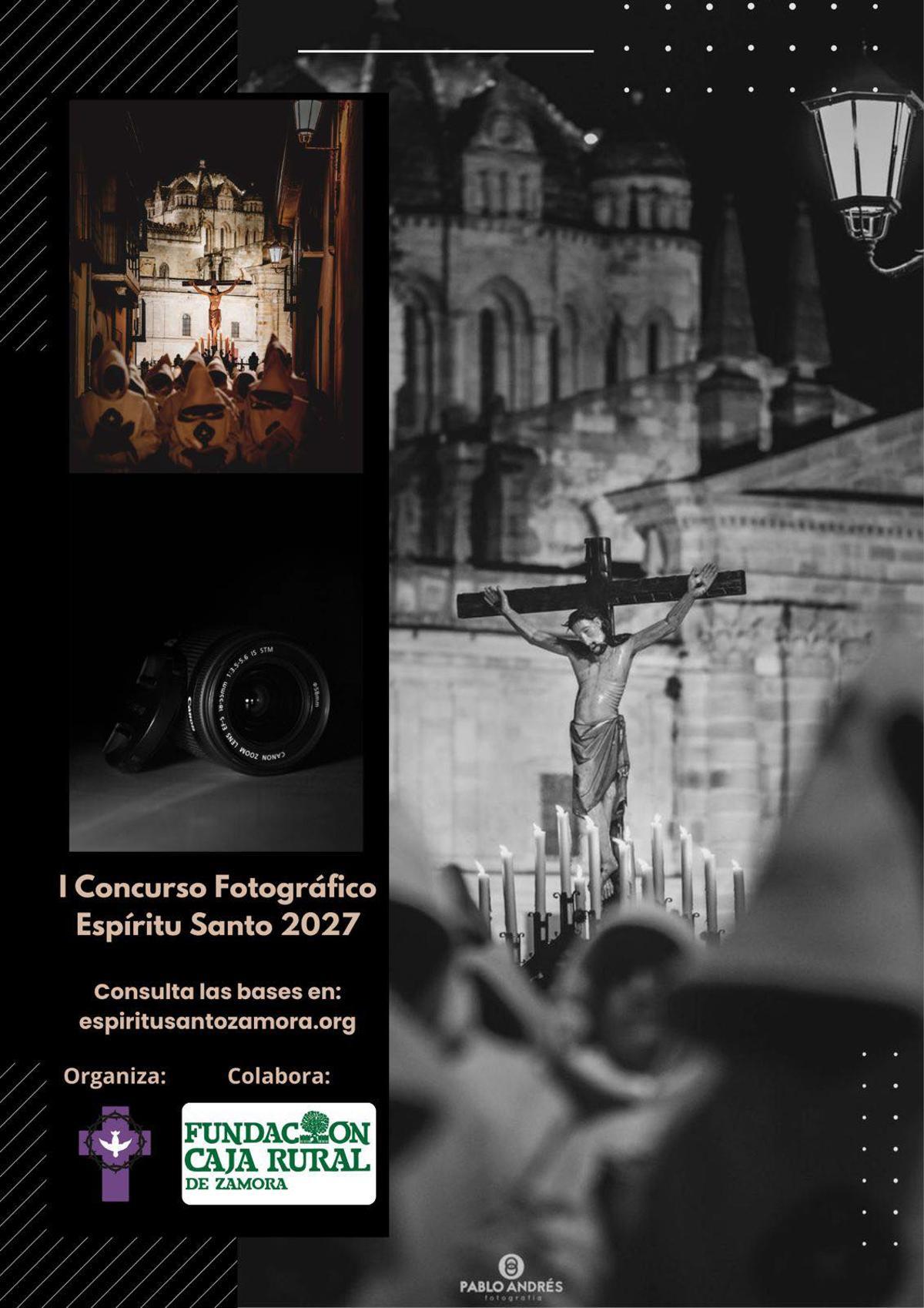 El cartel anunciador del concurso de fotografía.