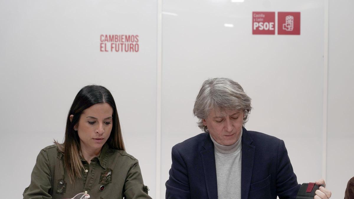 El secretario general del PSOECyL, Carlos Martínez