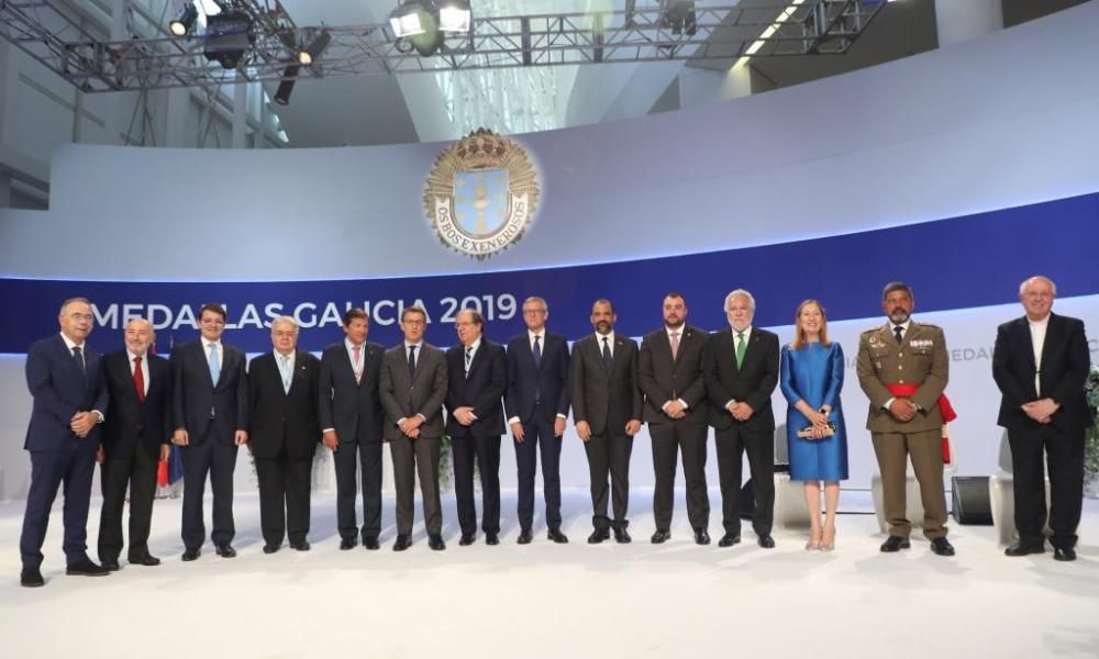 Las imágenes de la gala de entrega de las Medallas de Galicia