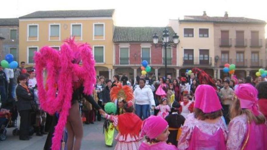 Celebración del carnaval en Villalpando