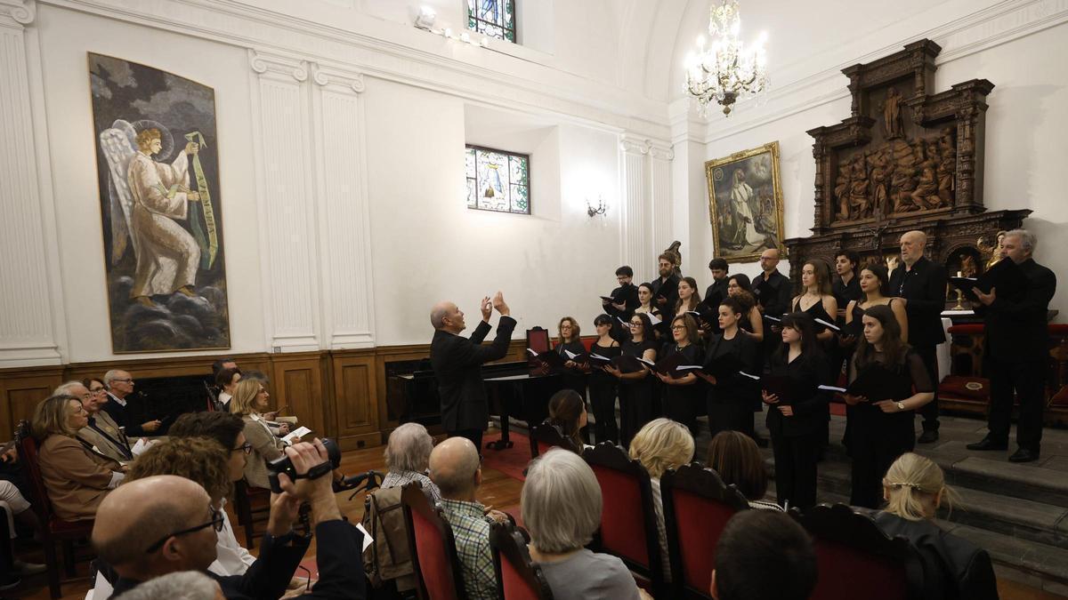 Un instante del concierto.