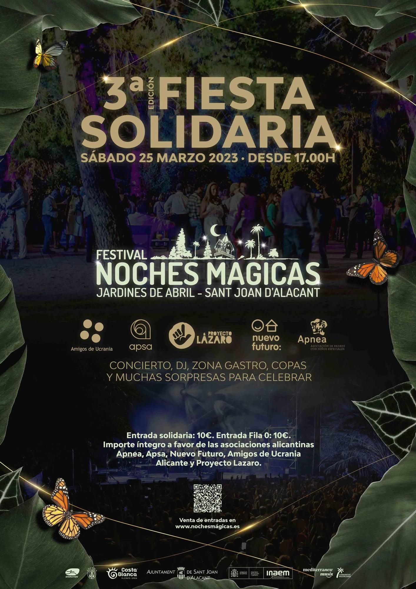 Cartel Festival Noches Mágicas.