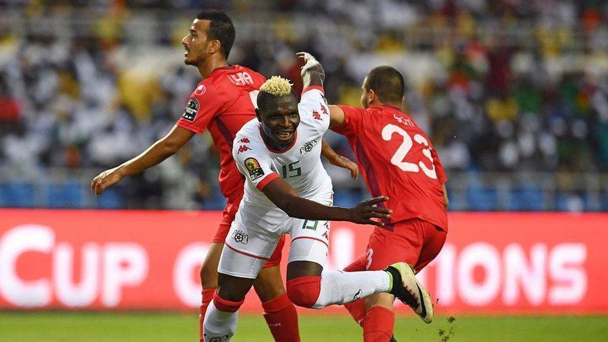 Imagen del duelo entre Burkina Faso y Túnez