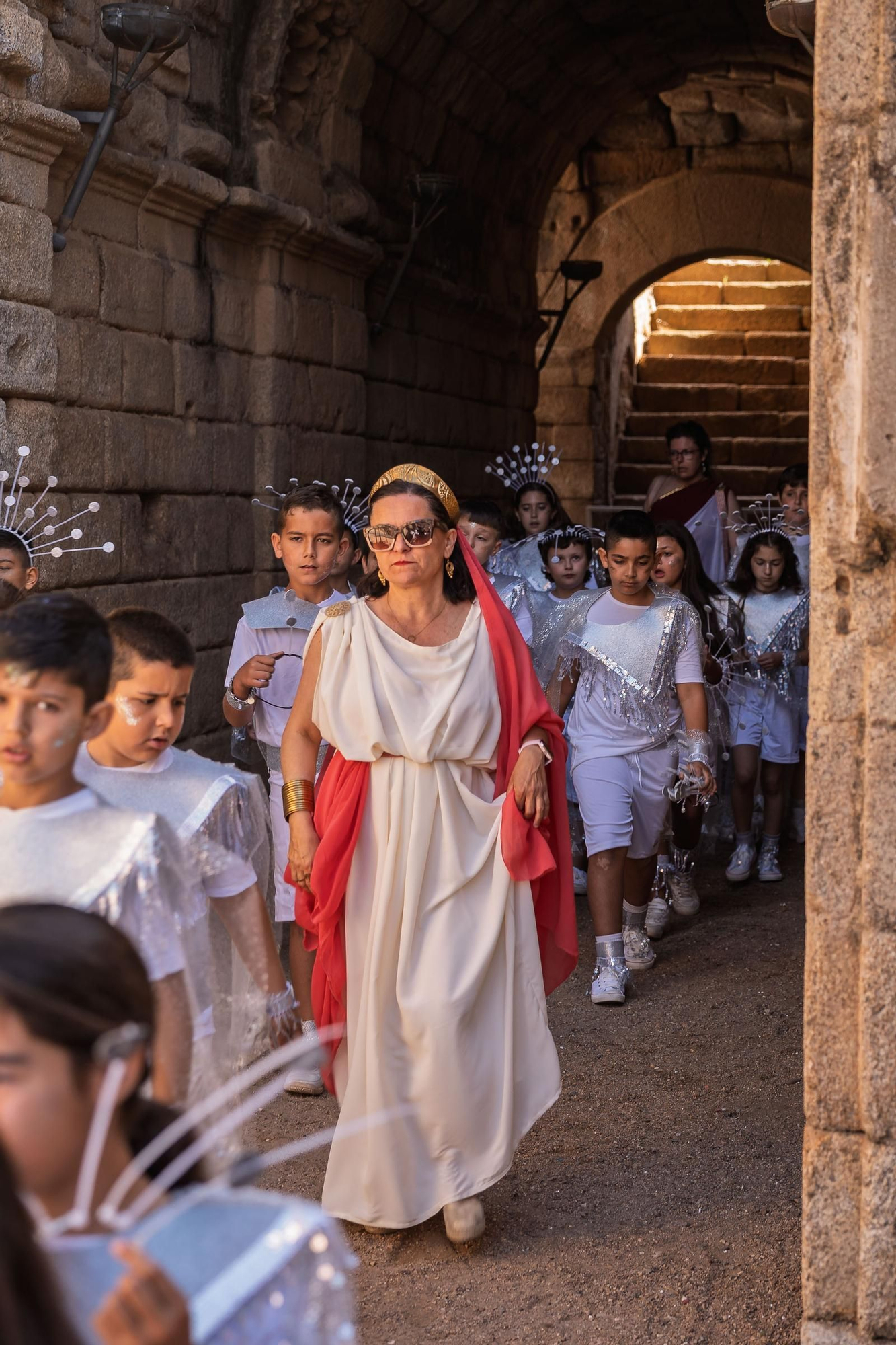 Fotogalería | Los escolares toman el Teatro Romano en Emerita Lvdica